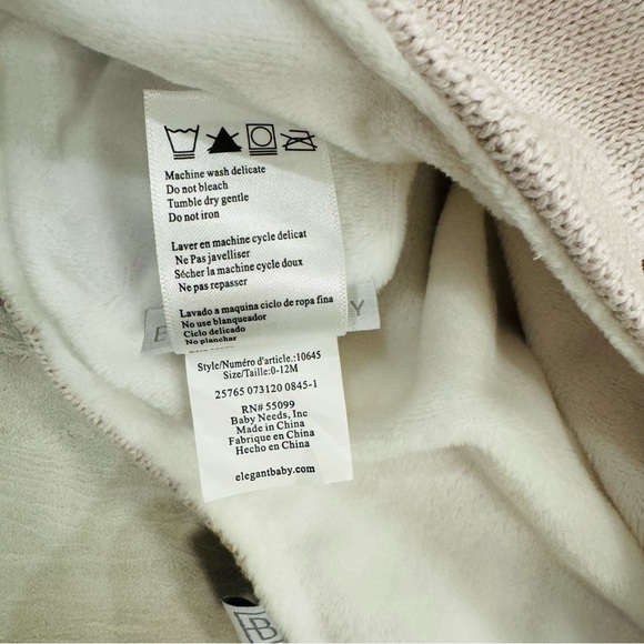 Elegant Baby | Mauve Unicorn Aviator Knit Baby Hat | 0-12M - Picture 6 of 6